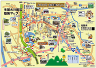 多賀大社周辺散策マップ